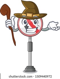 Witch no u turn isolated the mascot