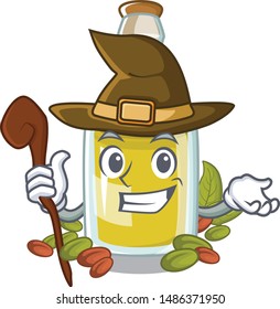 Witch Pistachio oil in a character bottle