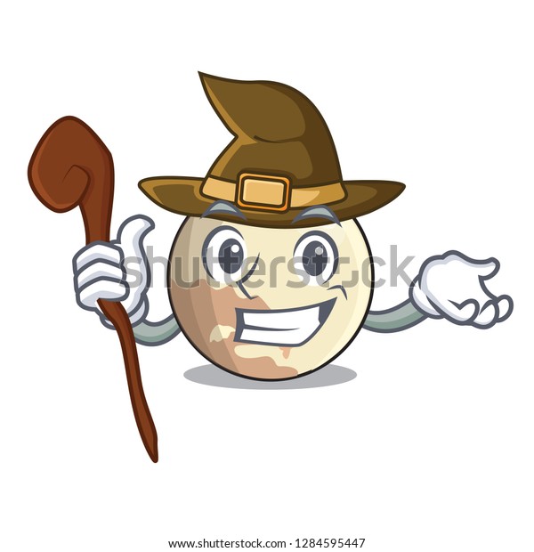 Witch Pluto cartoon\
planet above the sky