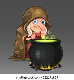 Witch with potion