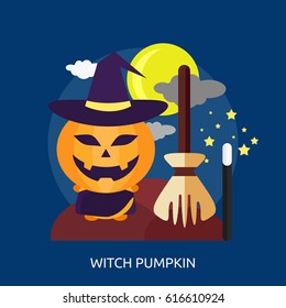 Witch Pumpkin Conceptual Design