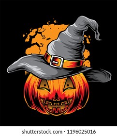 Witch Pumpkins Vector