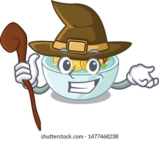 Witch ratatouille isolated with in the cartoon