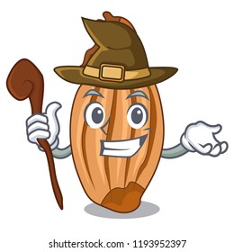 Witch ripe shallot isolated on a mascot