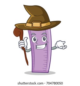 Witch ruler character cartoon design