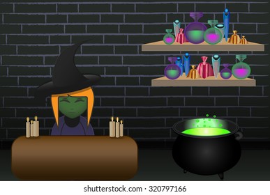 witch shop potions eps 10