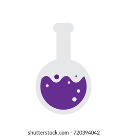 Witch solution icon, test tube , vector