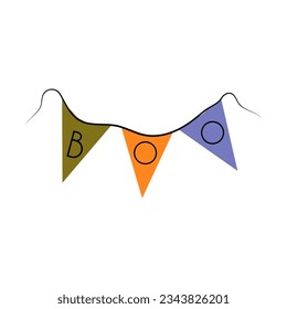 Witch Spell Book, Witchcraft Attribute, Happy Halloween Object Cartoon Style. Vector stock Illustration on White Background. Vector hand drawn stock illustration isolated on white background.