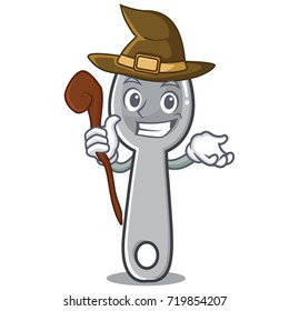 Witch spoon character cartoon style