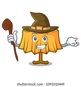 Witch table cloth mascot cartoon