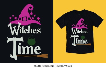witch time halloween special free t shirt design s vg, template, scary night, black cat, witch, boo 