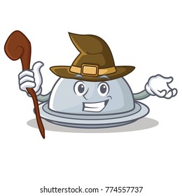 Witch tray character cartoon style