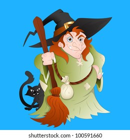 Witch Vector