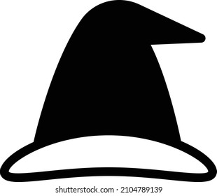 witch Vector illustration on a transparent background. Premium quality symbols. Glyphs  vector icon for concept and graphic design.