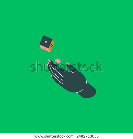 the witch, vector illustration of witch's eyes and hands, suitable for stickers, templates and backgrounds