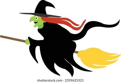 Witch vector image or clip art