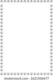 Witchcraft eye mystic frame. Vector celestial prediction eye on white background border with empty space