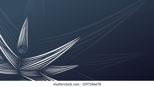 The Witcher, Yennefer medallion poster. White obsidian star line art symbol. Abstract print design.