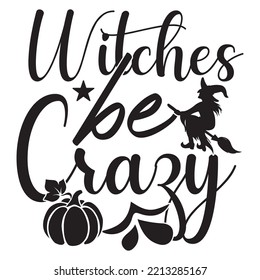 las brujas son un diseño SVG loco