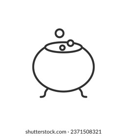 Witches boiler icon isolated on white background. Halloween symbol modern, simple, vector, icon for website design, mobile app, ui. Vector Illustration