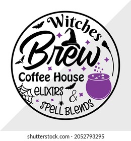 witches brew coffee shirt