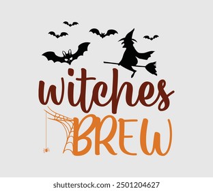 Brujas Brew, Halloween, Fantasma, Spooky Season, Bruja, Halloween, Camiseta divertida