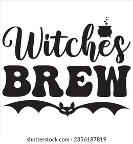 Witches Brew t-shirt design vector file