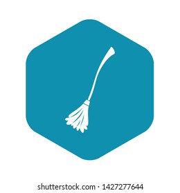 Witches broom icon in simple style on a white background vector illustration