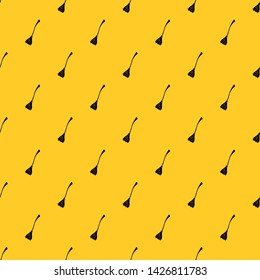 Witches broom pattern seamless vector repeat geometric yellow for any design