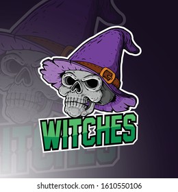 Witches esport mascot logo design