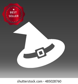 Witches Hat Vector Icon Illustration