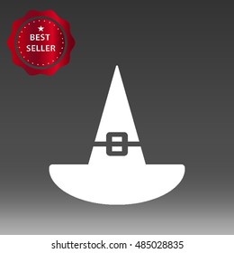 Witches Hat Vector Icon Illustration