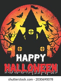 Witches House Happy Halloween. Happy Halloween Background