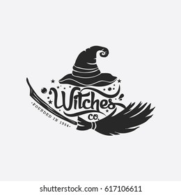 witches logo vector