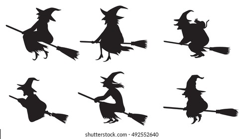 Witches silhouette