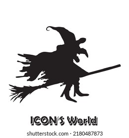 Witches silhouette. Vector illustration eps10.