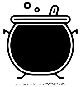 Witch's Cauldron Icon For Cooking potions.