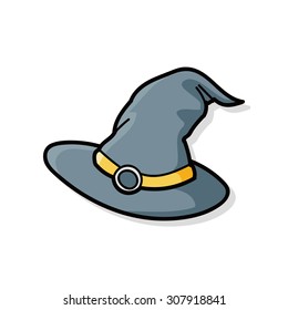 witch's hat doodle