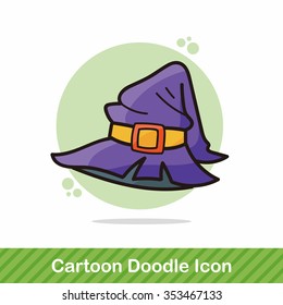 witch's hat doodle