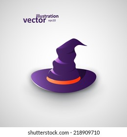 Witch's Hat, Vector Illustration eps10, Graphic Concept For Your Design.