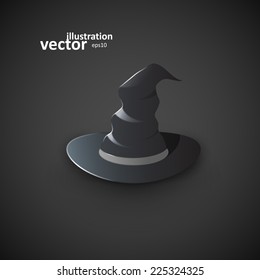 Witch's Hat, Vector Illustration eps10, Graphic Concept For Your Design.