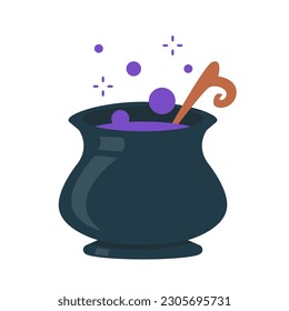Witch's Poison Cauldron. Scary Devil's Cauldron Halloween Decoration