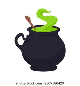 Witch's Poison Cauldron. Scary Devil's Cauldron Halloween Decoration