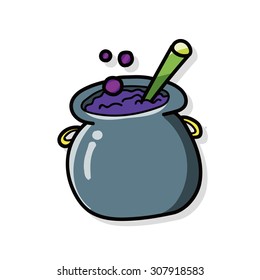 witch's pot doodle
