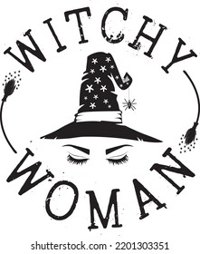 
Witchy Woman, Halloween Truck, Happy Halloween, Vector Illustration File