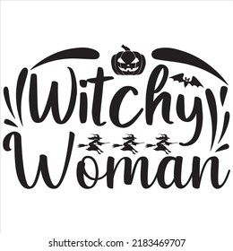 Witchy Woman, Svg T-shirt Design And Vector File.