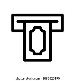 withdraw icon or logo isolated sign symbol vector illustration - high quality black style vector icons
