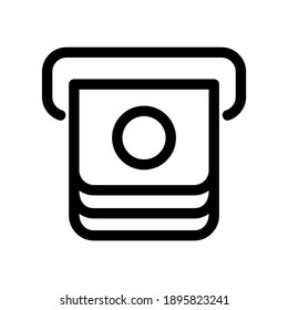 withdraw icon or logo isolated sign symbol vector illustration - high quality black style vector icons
