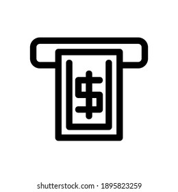 withdraw icon or logo isolated sign symbol vector illustration - high quality black style vector icons

