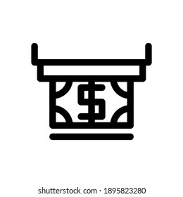 Entnahme von Symbol oder Logo einzeln auf Zeichen, Vektorgrafik - hochwertige Vektorsymbole in schwarzem Stil
